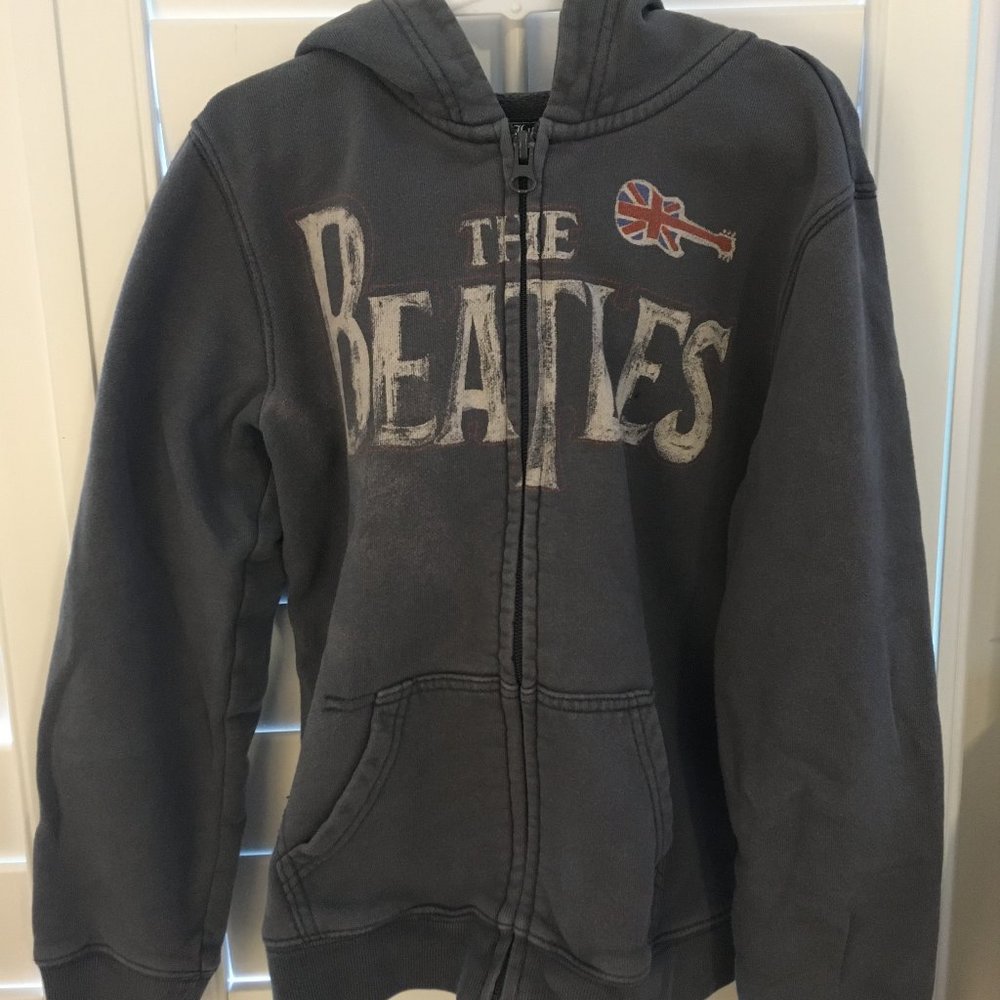 Youth Lucky Brand 'Beatles' Zip-Up Hoodie